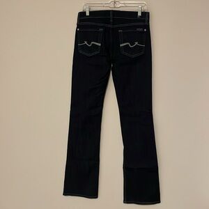 7 For All Mankind Women's indigo Boot Cut. 31” inseam.